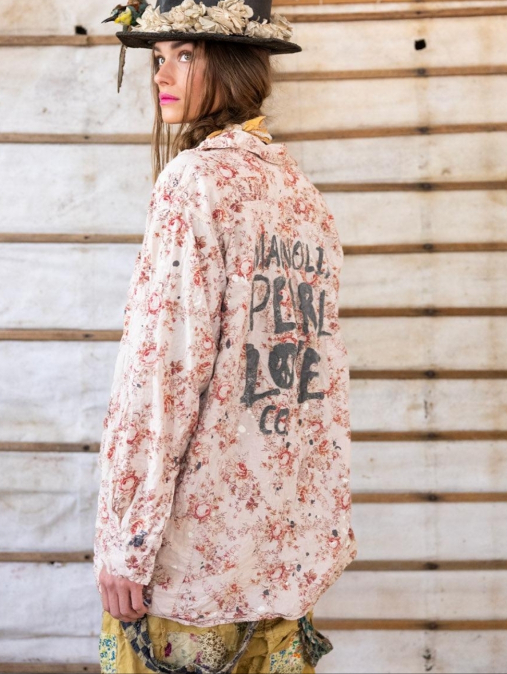 Magnolia Pearl Floral Print Raya Shirt